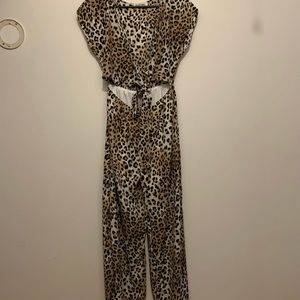 Cheetah Print Jumpsuit